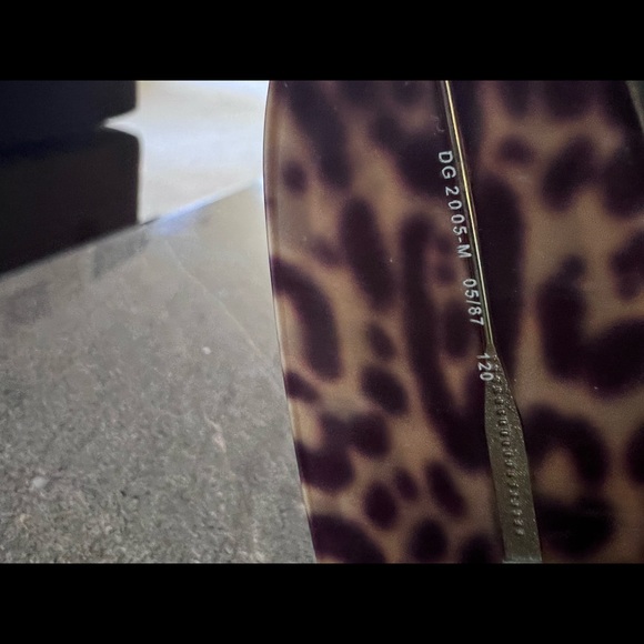 Leopard Dolce & Gabbana Sunglasses Leopard Print 2005-M EUC - Picture 4 of 16